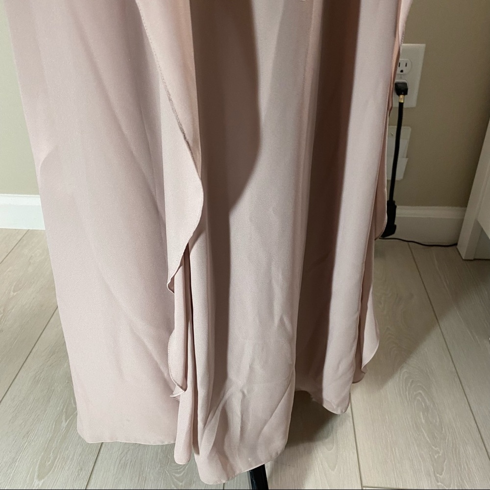BCBGMaxazria Kollin Mauve Rose Maxi Dress Sz S - Picture 3 of 16
